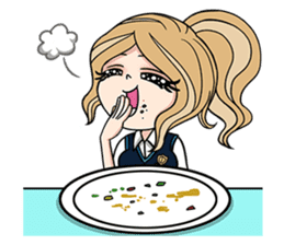 B.B. Best Babe in School sticker #2320420