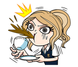 B.B. Best Babe in School sticker #2320422