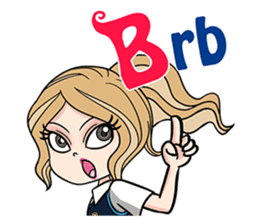 B.B. Best Babe in School sticker #2320423