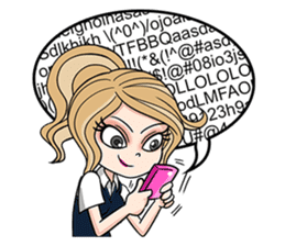 B.B. Best Babe in School sticker #2320425