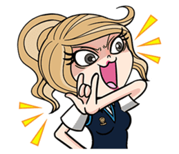 B.B. Best Babe in School sticker #2320431