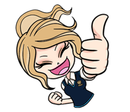 B.B. Best Babe in School sticker #2320435