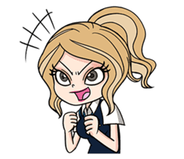 B.B. Best Babe in School sticker #2320436