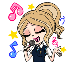 B.B. Best Babe in School sticker #2320437