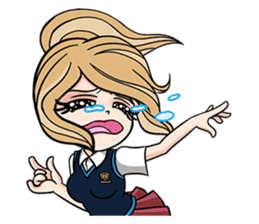 B.B. Best Babe in School sticker #2320440