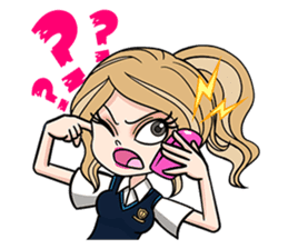 B.B. Best Babe in School sticker #2320442