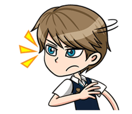 B.B. Best Babe in School sticker #2320455