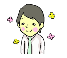 Mr.Majime romps. sticker #2320797