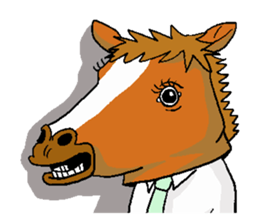 Mr.Majime romps. sticker #2320807