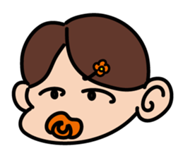 baby Miyu in Kansai region sticker #2320856