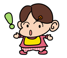 baby Miyu in Kansai region sticker #2320857