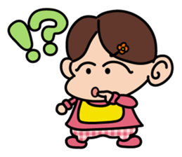 baby Miyu in Kansai region sticker #2320859