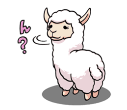 Alpaca wooly sticker #2320942