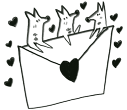 Three little raccoon sticker #2321269