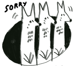 Three little raccoon sticker #2321275