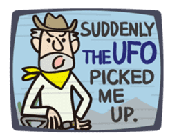 ALIEN UFO (en) sticker #2321305