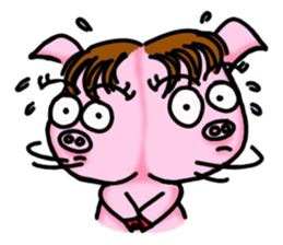 Piggy Pink sticker #2321338