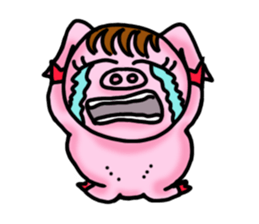 Piggy Pink sticker #2321341