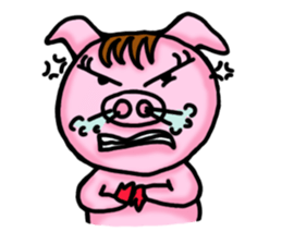 Piggy Pink sticker #2321345