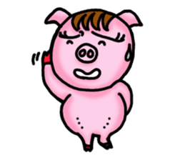 Piggy Pink sticker #2321347