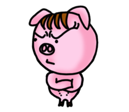 Piggy Pink sticker #2321350