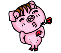 Piggy Pink sticker #2321351