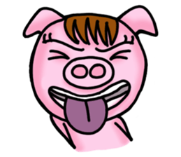 Piggy Pink sticker #2321352