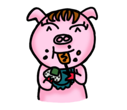 Piggy Pink sticker #2321354