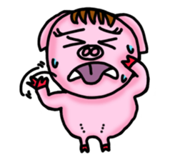Piggy Pink sticker #2321356