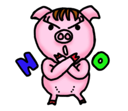 Piggy Pink sticker #2321360