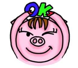 Piggy Pink sticker #2321361