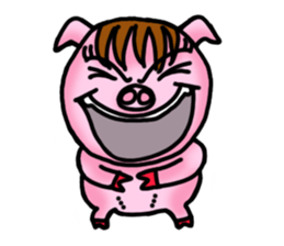 Piggy Pink sticker #2321364
