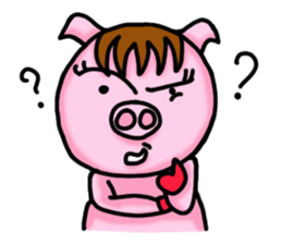 Piggy Pink sticker #2321371