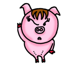 Piggy Pink sticker #2321372