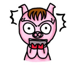 Piggy Pink sticker #2321374