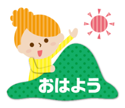 Daily conversation of friends sticker #2321496