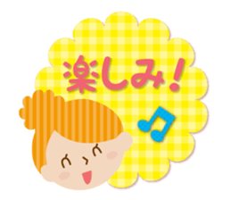 Daily conversation of friends sticker #2321532