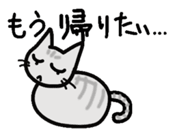 Boring daily round of cat sticker #2321647