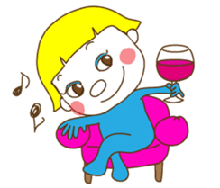 Blue Nancy ! sticker #2321699