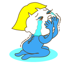 Blue Nancy ! sticker #2321713