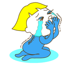 Blue Nancy ! sticker #2321713