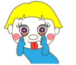 Blue Nancy ! sticker #2321714