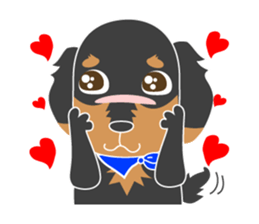 The cute little Dachshund sticker #2321939