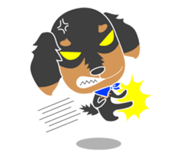 The cute little Dachshund sticker #2321941