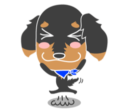 The cute little Dachshund sticker #2321942