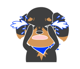 The cute little Dachshund sticker #2321944