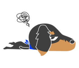 The cute little Dachshund sticker #2321948