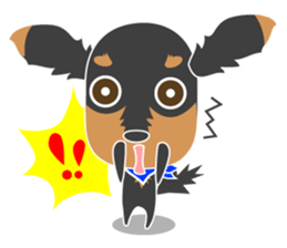 The cute little Dachshund sticker #2321951