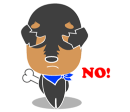 The cute little Dachshund sticker #2321953