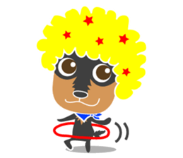 The cute little Dachshund sticker #2321954